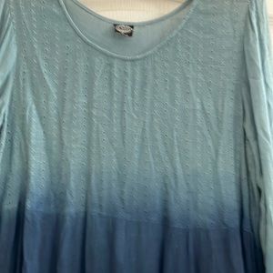 Gauze dress made in India.